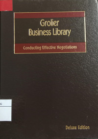 Image of Conducting Effective Negotiations 