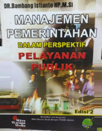 Image of Manajemen Pemerintahan  Dalam Perspektif Pelayanan Publik