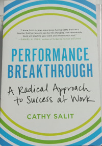 Image of Performance Breakthrough A Radical Approach to Success At Work