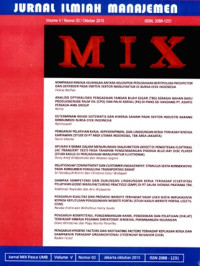 Jurnal Ilmiah Manajemen : Mix