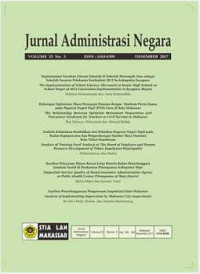 Jurnal Ilmu Administrasi Negara