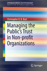 Image of Managing The Public's Trust In Non-Profit Organizations