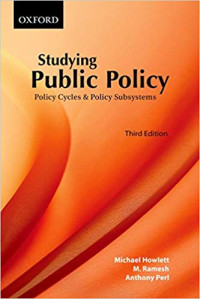 Image of Studying Public Policy Policy Cycles and Policy Subsysems
